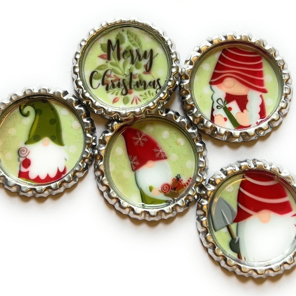 Christmas Gnomes Magnet Set